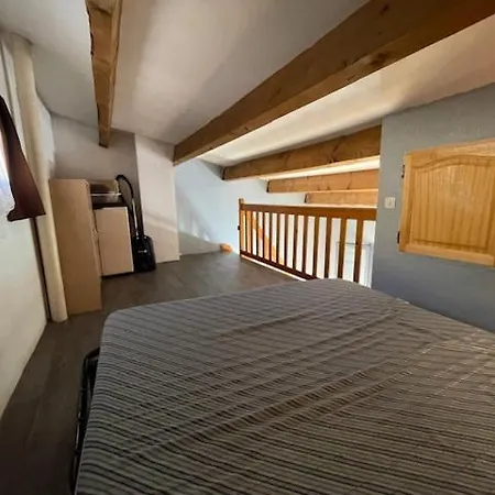 5018 Cap D'agde Joli T2 Mezzanine - Piscine - Proche Village Naturiste Lägenhet *